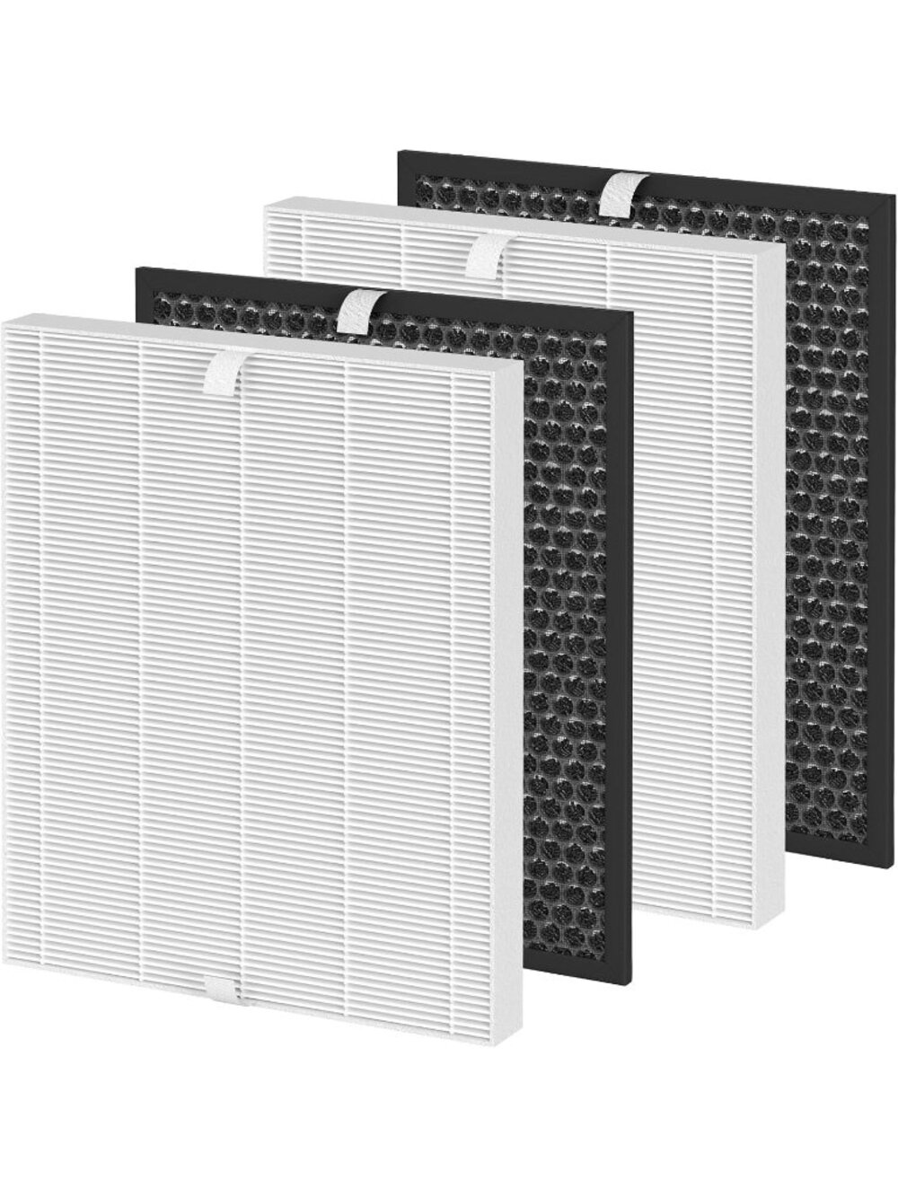 2‑Pack PRF‑51 Filters for Brondell Revive PR50‑B/W Main & Carbon Filters